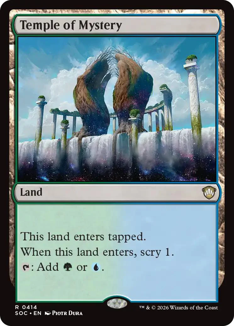 Temple of Mystery [414] [Secrets of Strixhaven: Commander] [Non-Foil]