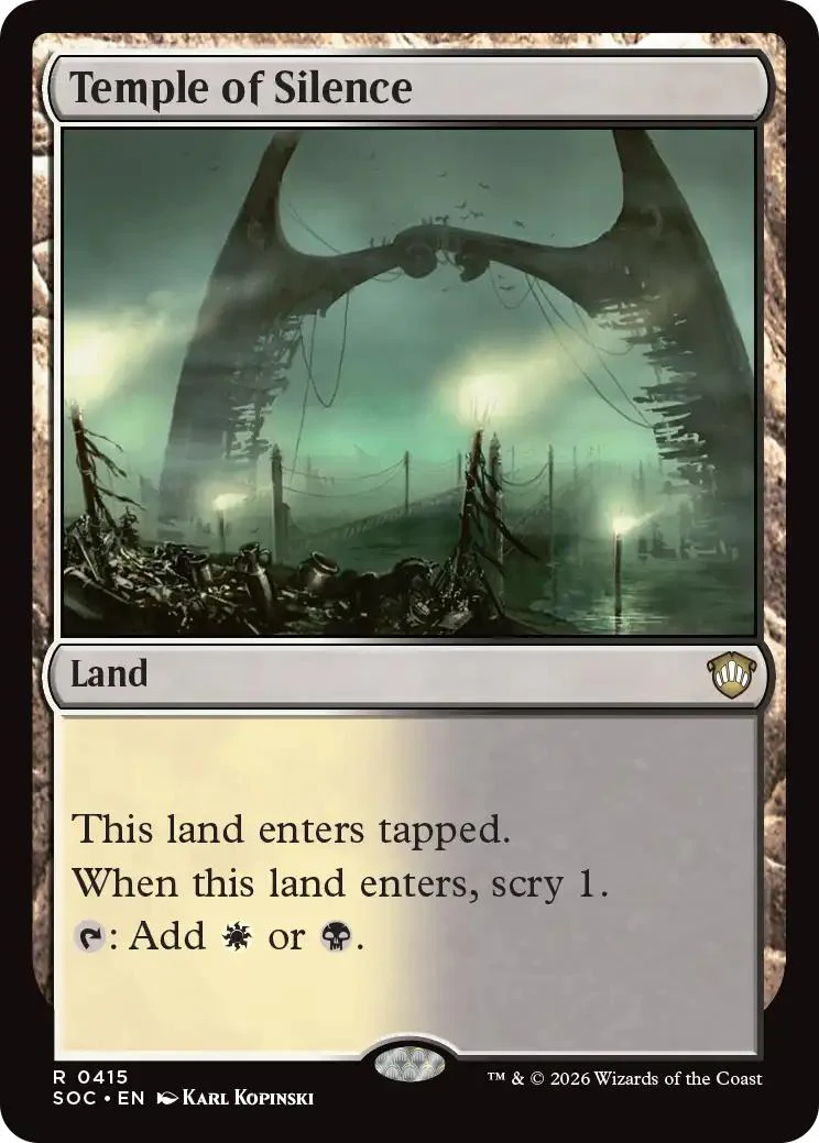 Temple of Silence [415] [Secrets of Strixhaven: Commander] [Non-Foil]