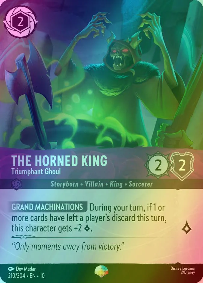 The Horned King - Triumphant Ghoul (Epic) - 210/204 [Whispers in the Well] [Holofoil]