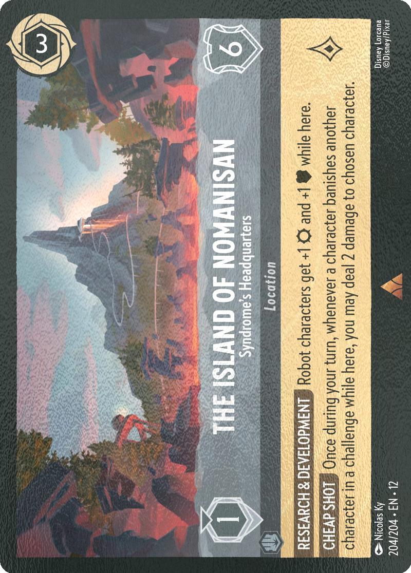 The Island of Nomanisan - Syndrome's Headquarters - 204/204 [Wilds Unknown] [Cold Foil]