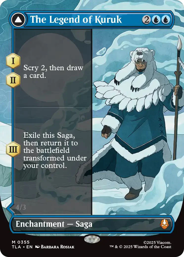 The Legend of Kuruk // Avatar Kuruk [355] [Borderless] [Avatar: The Last Airbender] [Non-Foil]