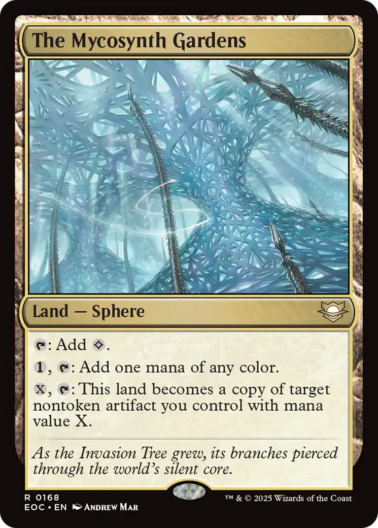 The Mycosynth Gardens [168] [Edge of Eternities: Commander] [Non-Foil]