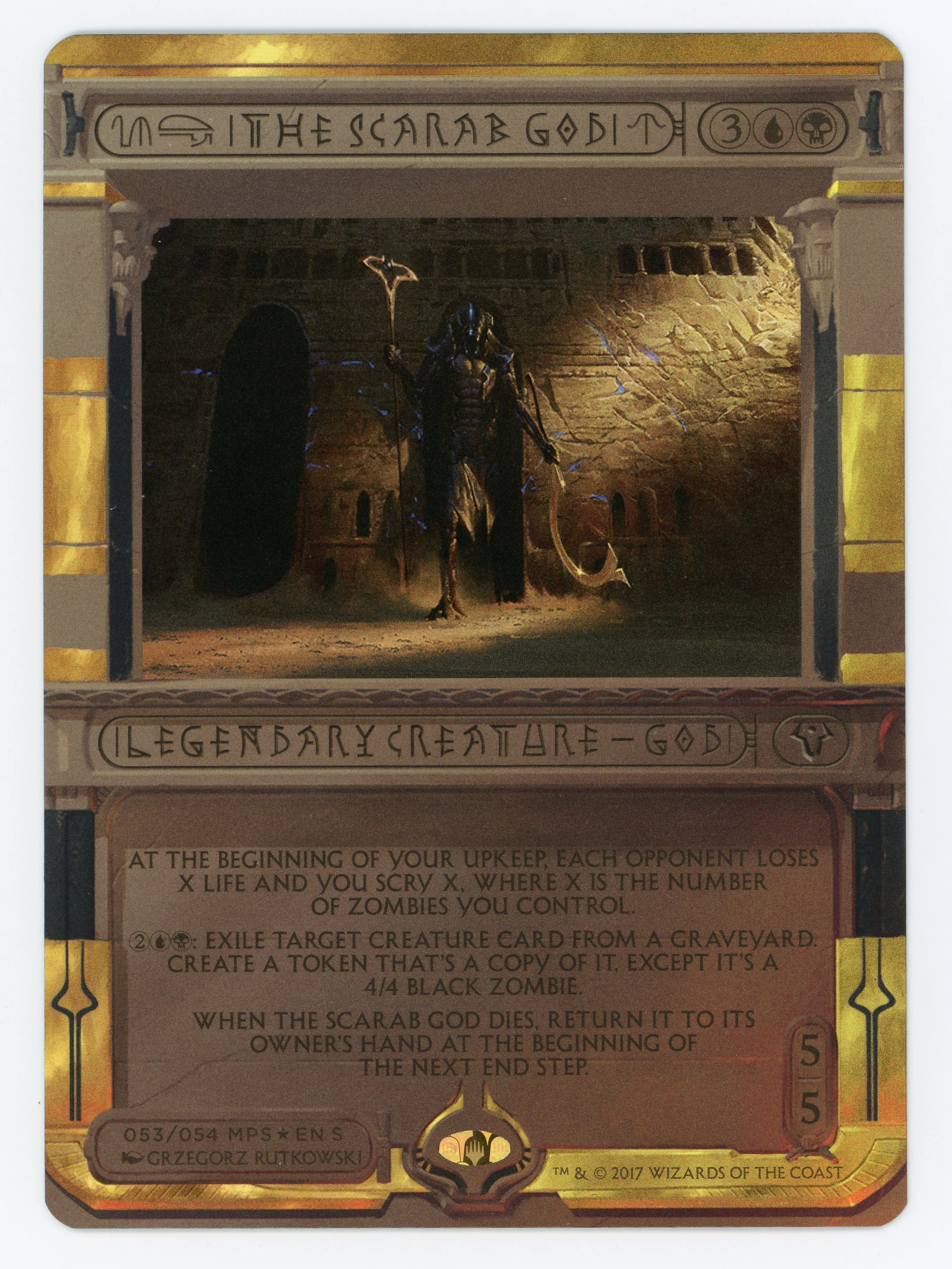 The Scarab God — Masterpiece Series|Foil — ID 16066