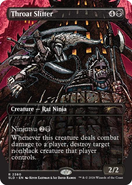 Throat Slitter [2360] [Borderless] [Kevin Eastman] [Color] [Secret Lair Drop] [Non-Foil]