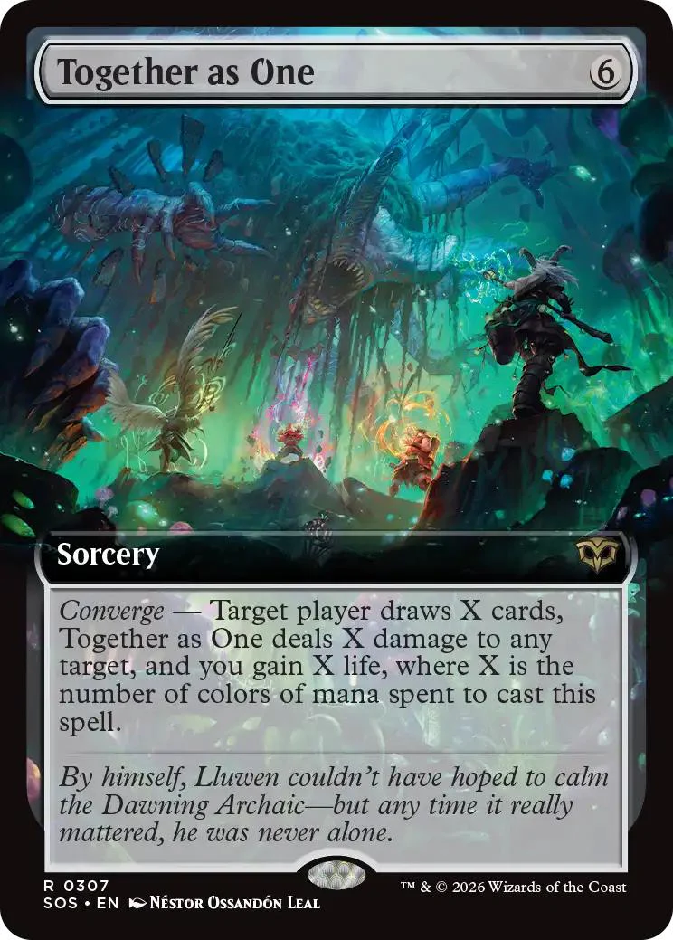 Together as One [307] [Extended Art] [Secrets of Strixhaven] [Non-Foil]