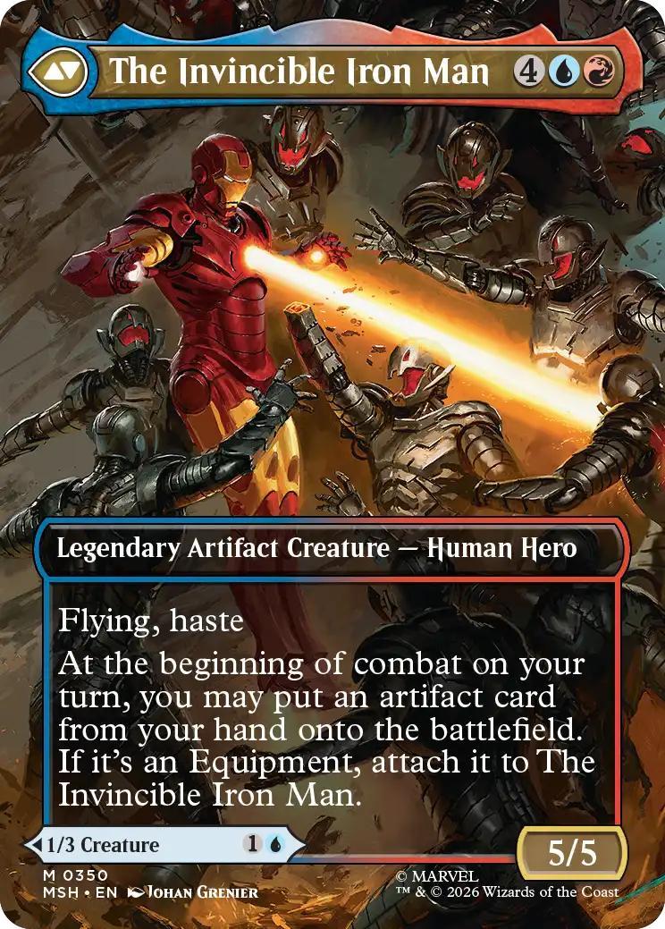 Tony Stark // The Invincible Iron Man [350] [Borderless] [Scene] [Marvel Super Heroes] [Non-Foil] - Image 2