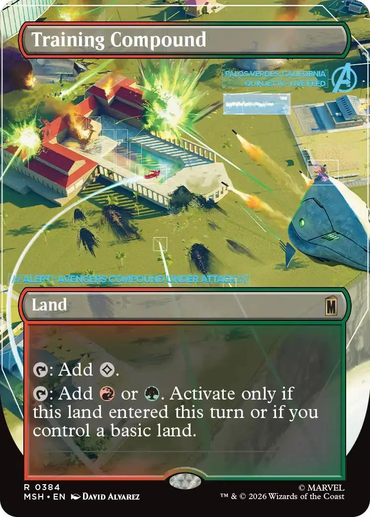 Training Compound [384] [Borderless] [Marvel Super Heroes] [Non-Foil]