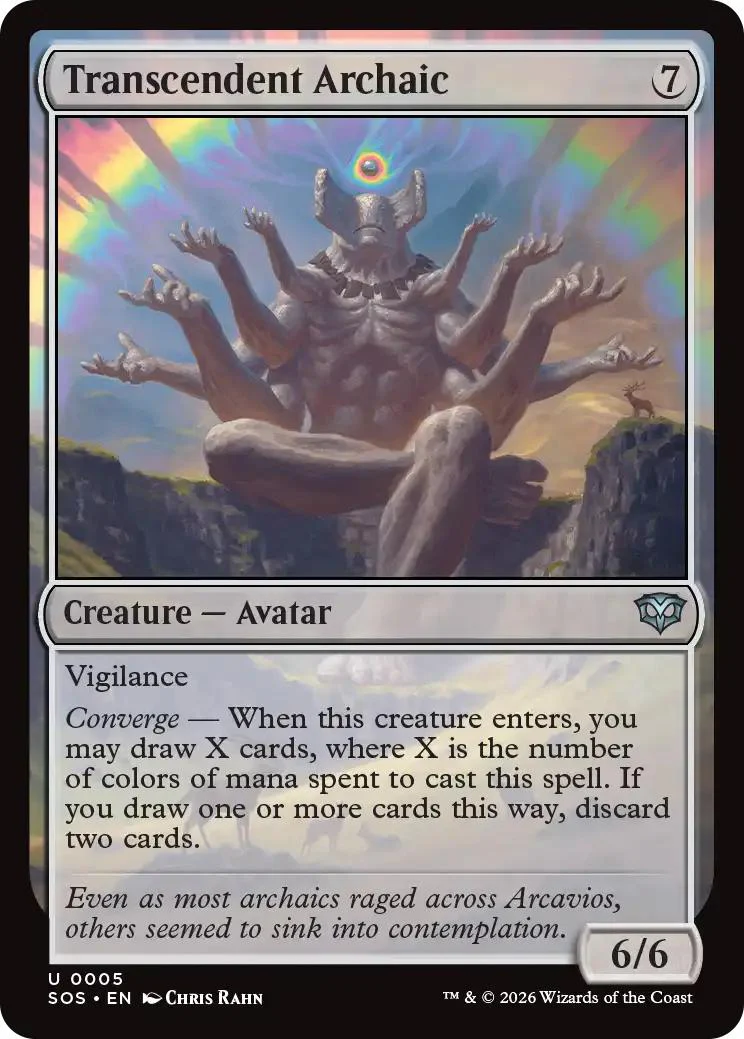 Transcendent Archaic [5] [Secrets of Strixhaven] [Non-Foil]