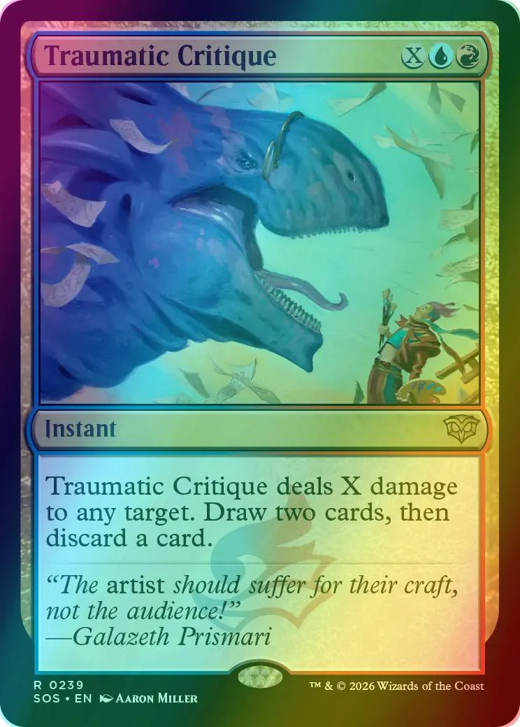 Traumatic Critique [239] [Secrets of Strixhaven] [Foil]