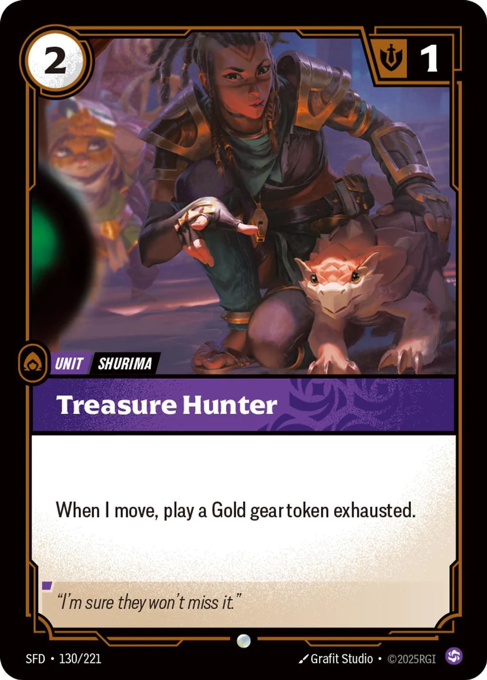 Treasure Hunter - 130/221 [Spiritforged] [Non-Foil]