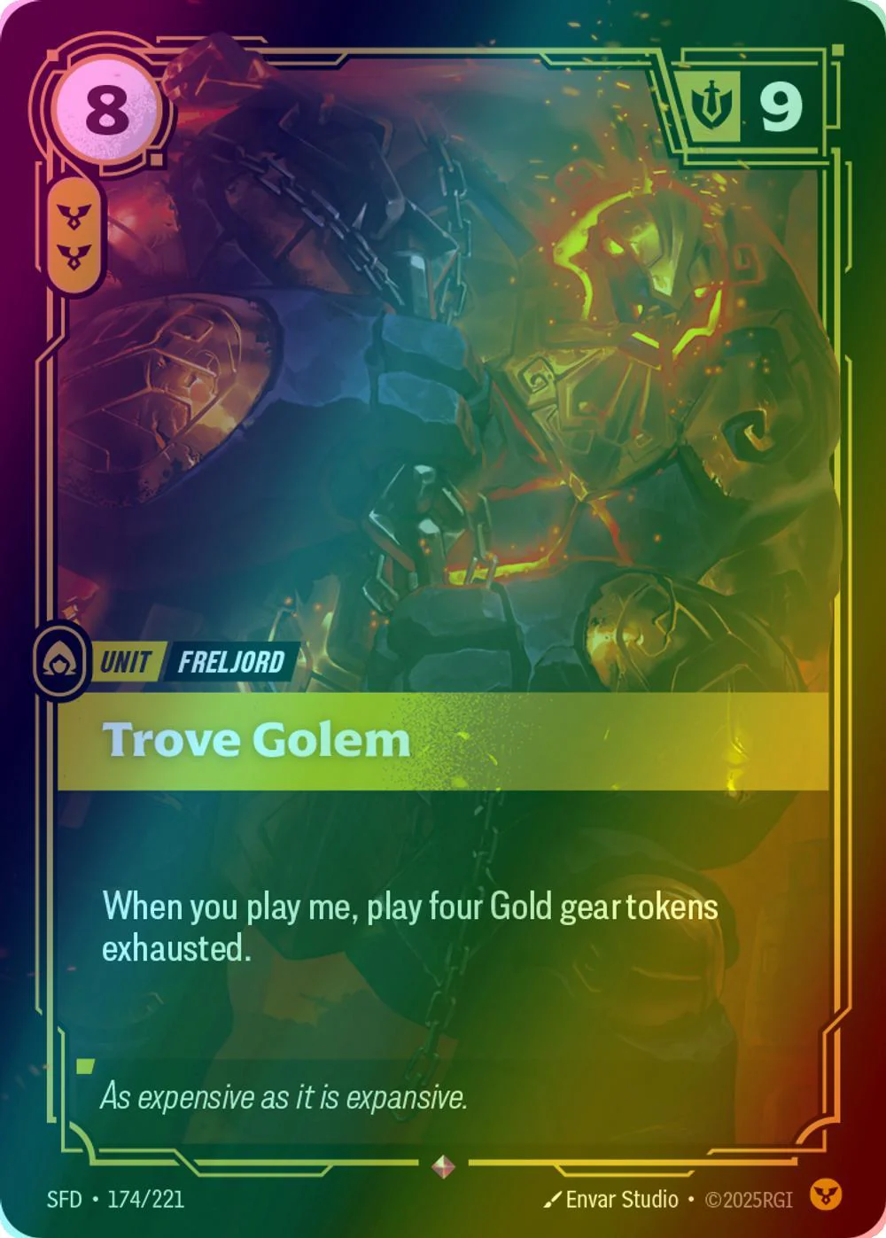 Trove Golem - 174/221 [Spiritforged] [Foil]