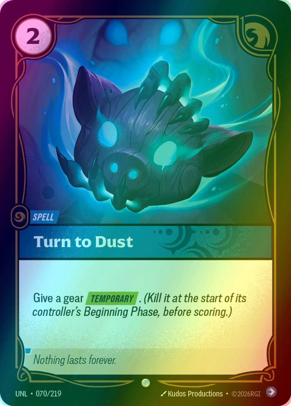 Turn to Dust - 070/219 [Unleashed] [Foil]