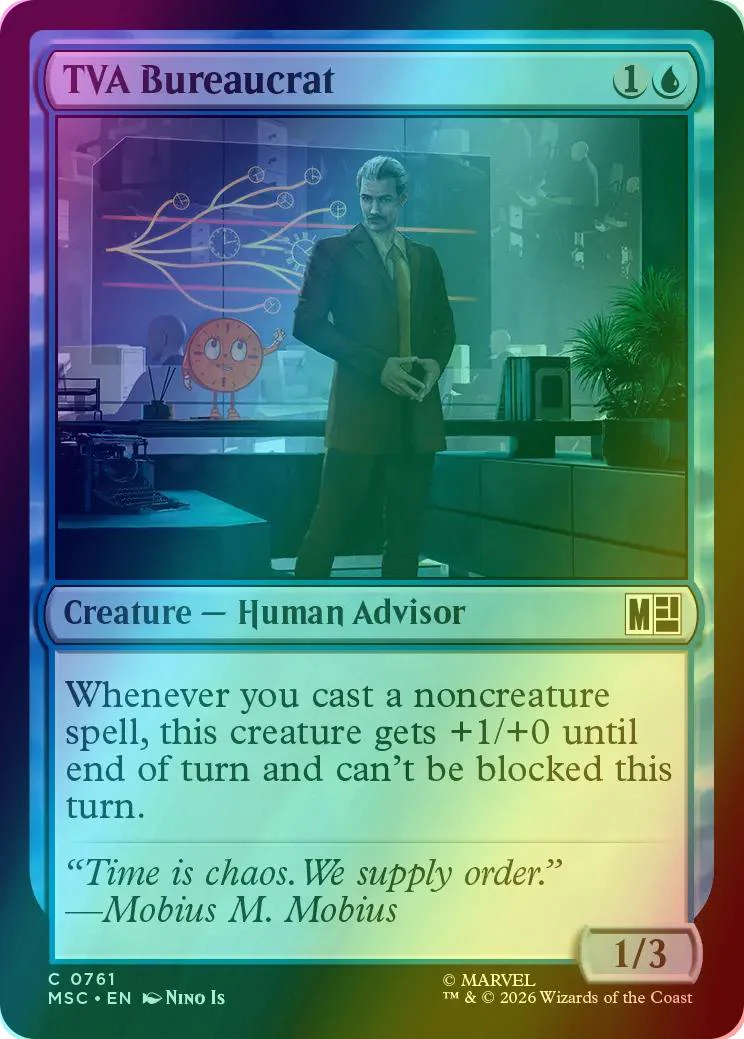TVA Bureaucrat [761] [Jumpstart] [Welcome Deck] [Marvel Super Heroes: Commander] [Foil]