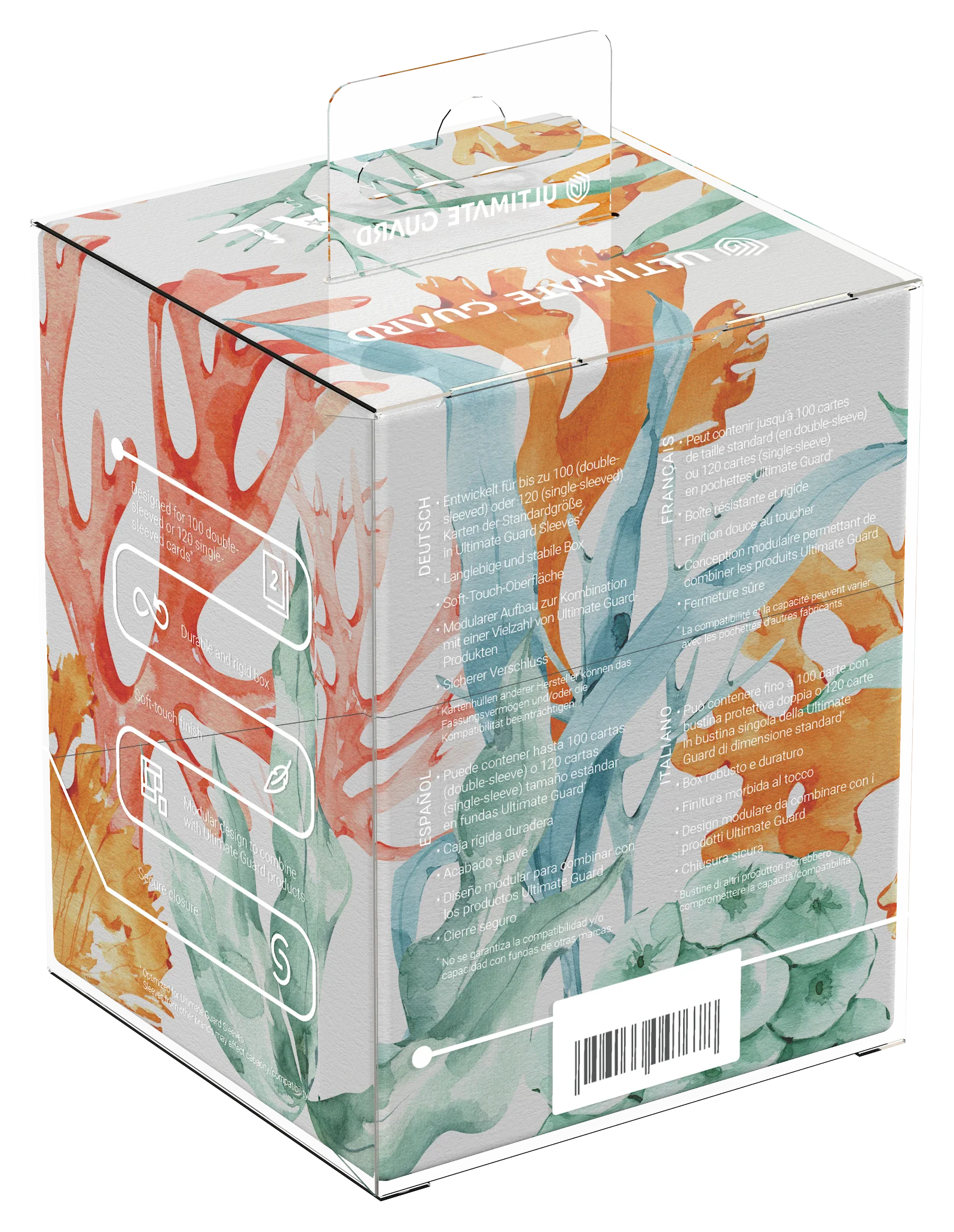 Ultimate Guard Boulder Deck Case - 100+ - Coral Places - Coralline Eden