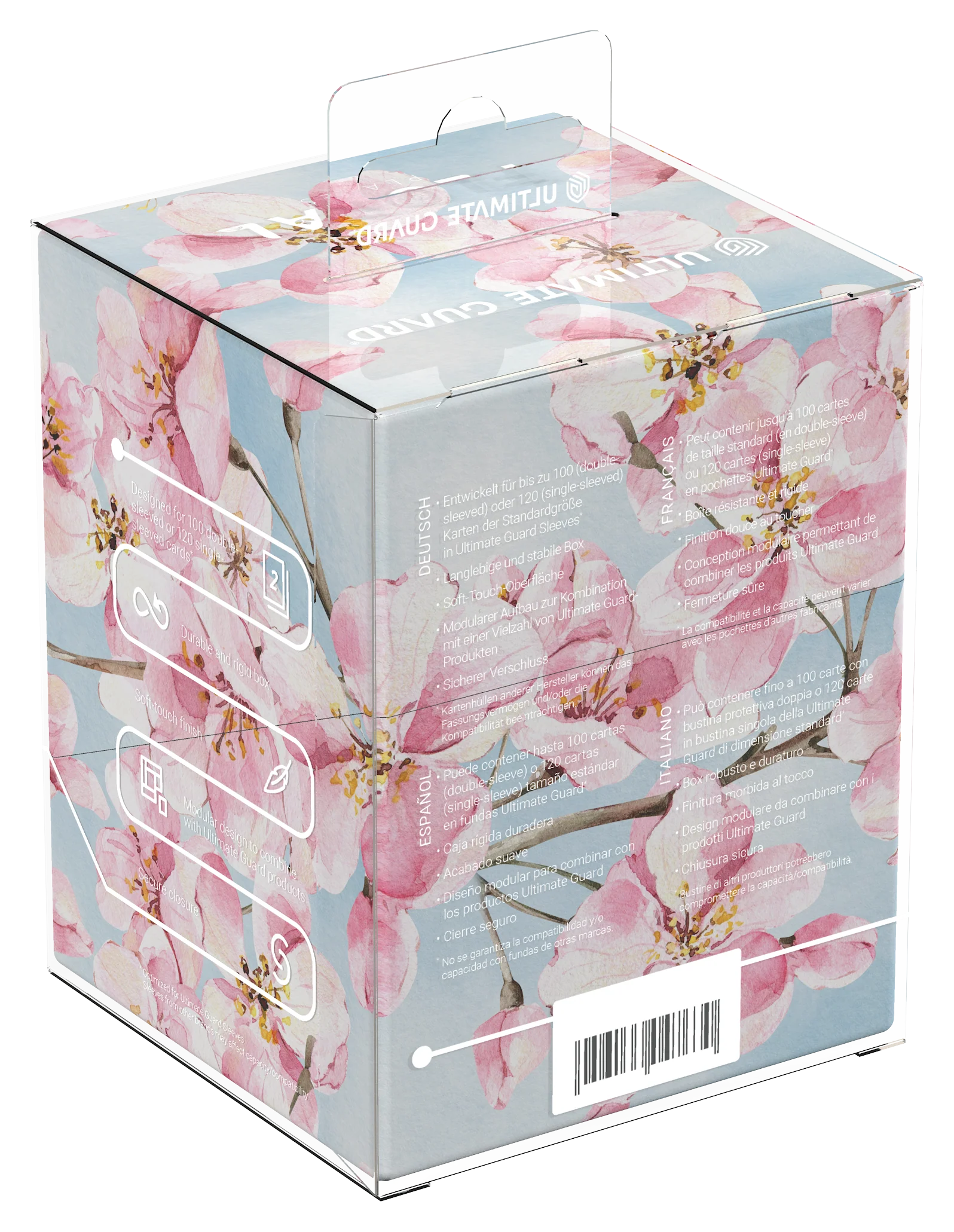 Ultimate Guard Boulder Deck Case - 100+ - Floral Places - Cherry Blossom - Image 2