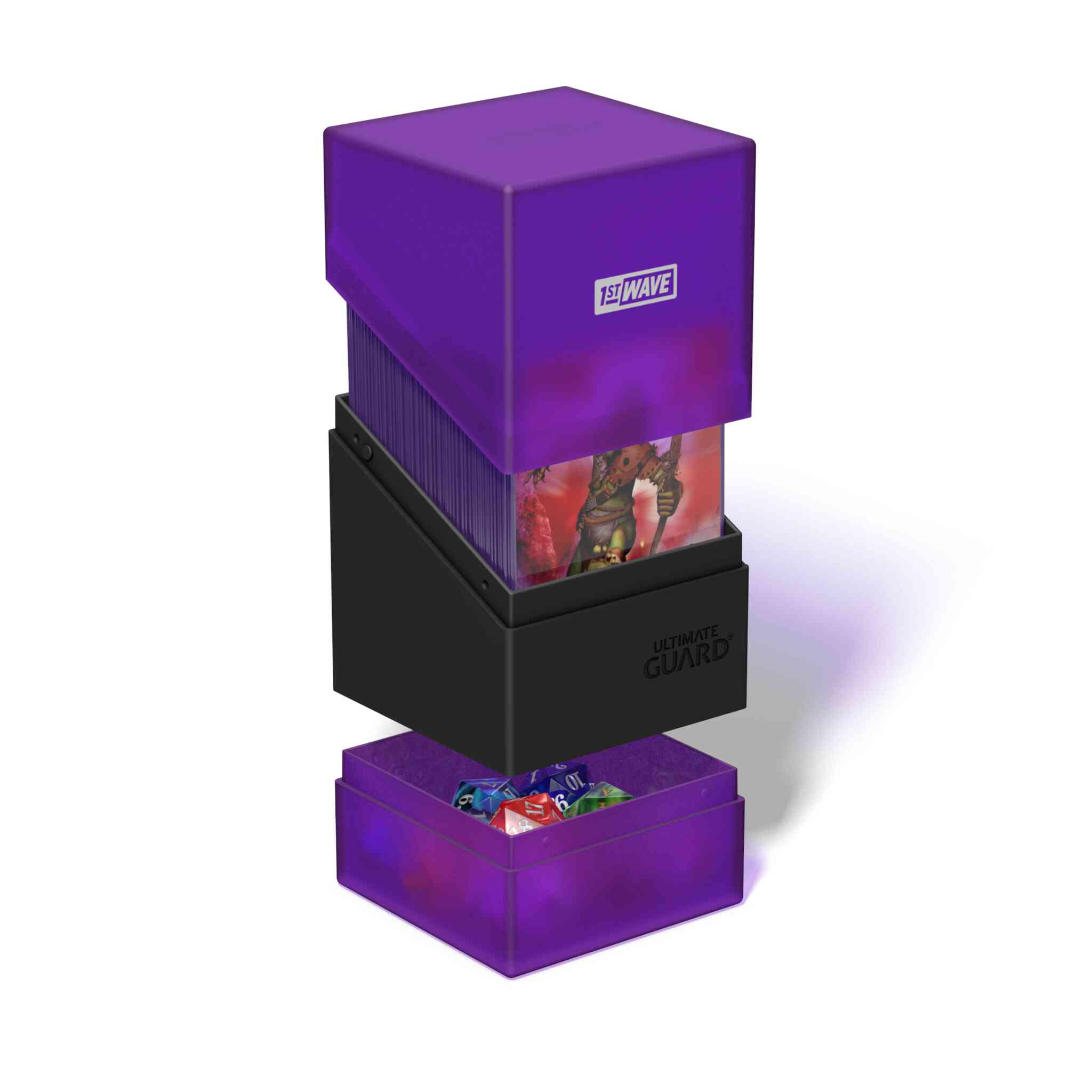 Ultimate Guard - Boulder'n'Tray Wave 1 - 100+ - Black and Purple - Image 2