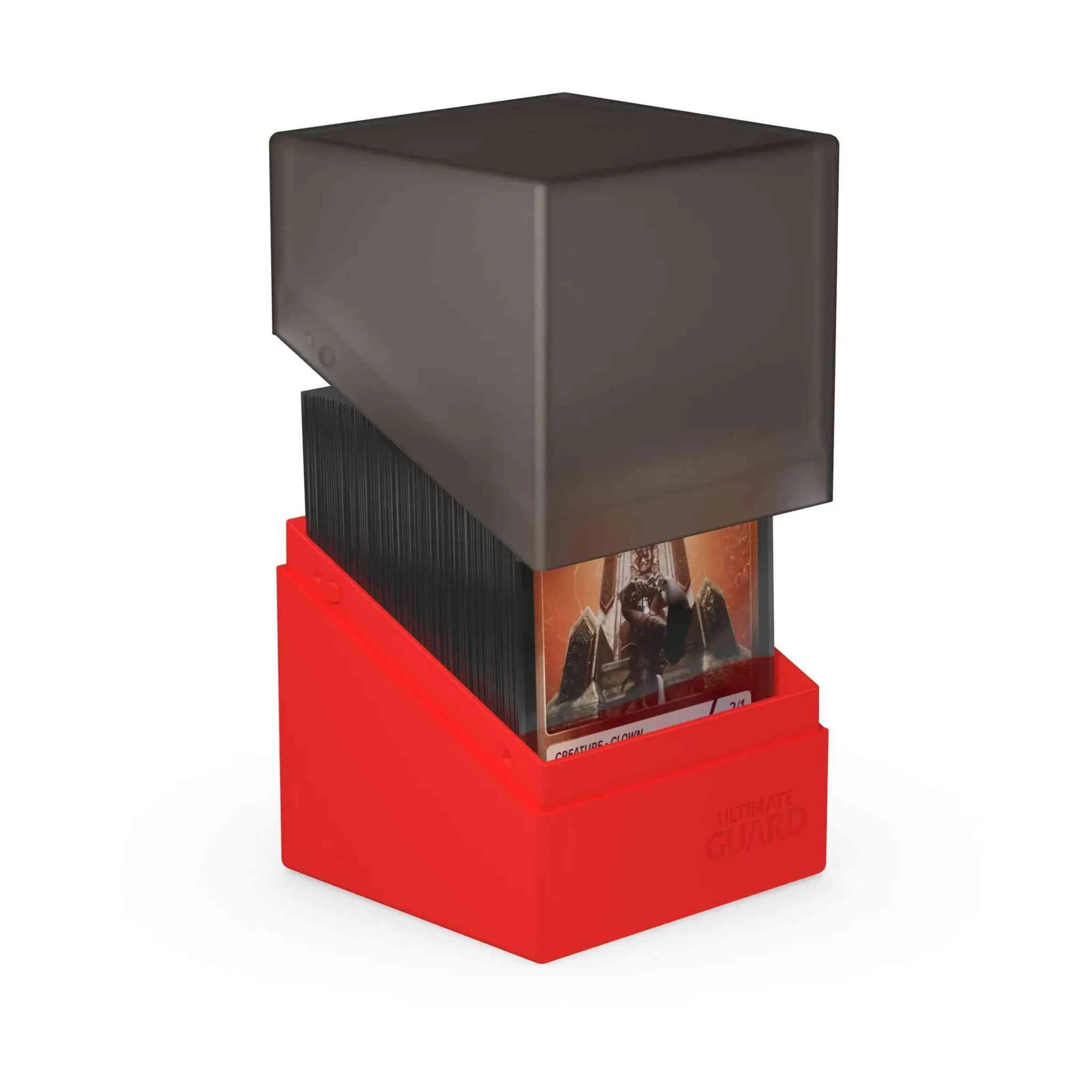 Ultimate Guard Synergy Boulder Deck Case - 100+ - Black/Red - Image 2