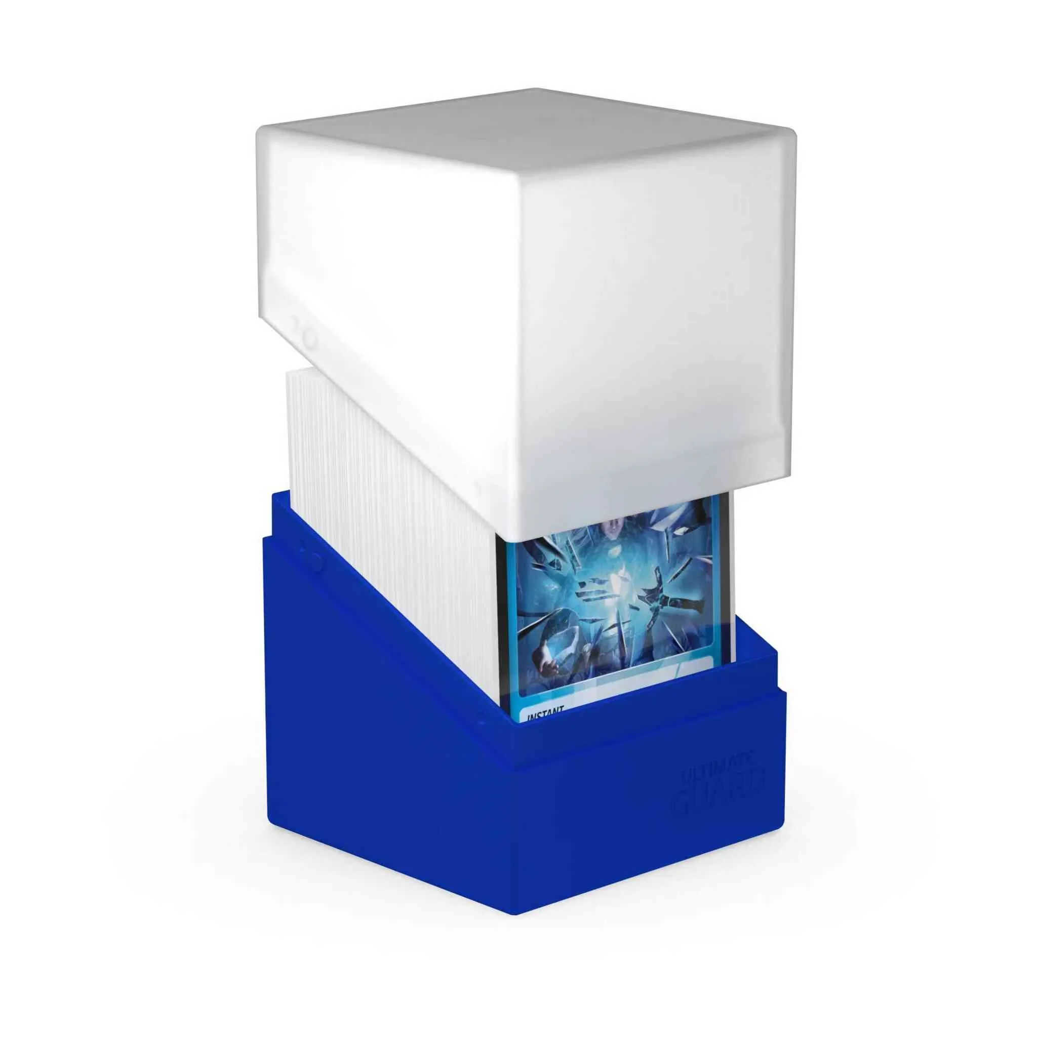 Ultimate Guard Synergy Boulder Deck Case - 100+ - Blue/White - Image 2