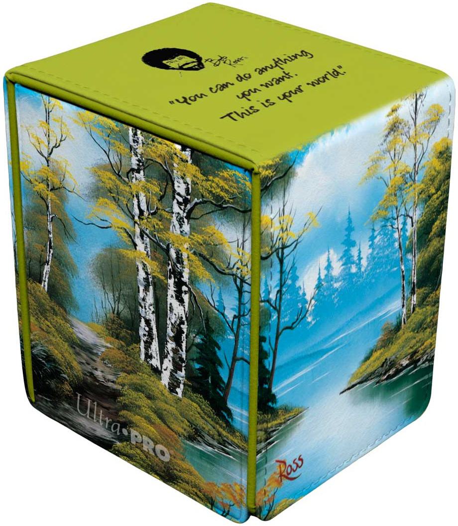 Ultra Pro Alcove Flip Deck Box - 100+ - Bob Ross The Lakeside Path