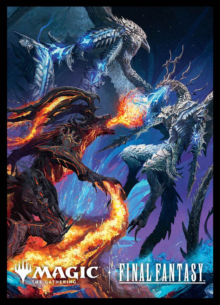 Ultra Pro MTG Deck Protector Sleeves - Standard Size - 100ct - FINAL FANTASY - Gift Bundle Key Art