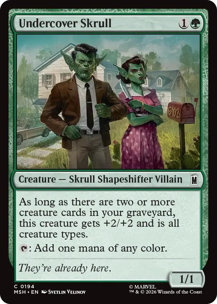 Undercover Skrull [194] [Marvel Super Heroes] [Non-Foil]