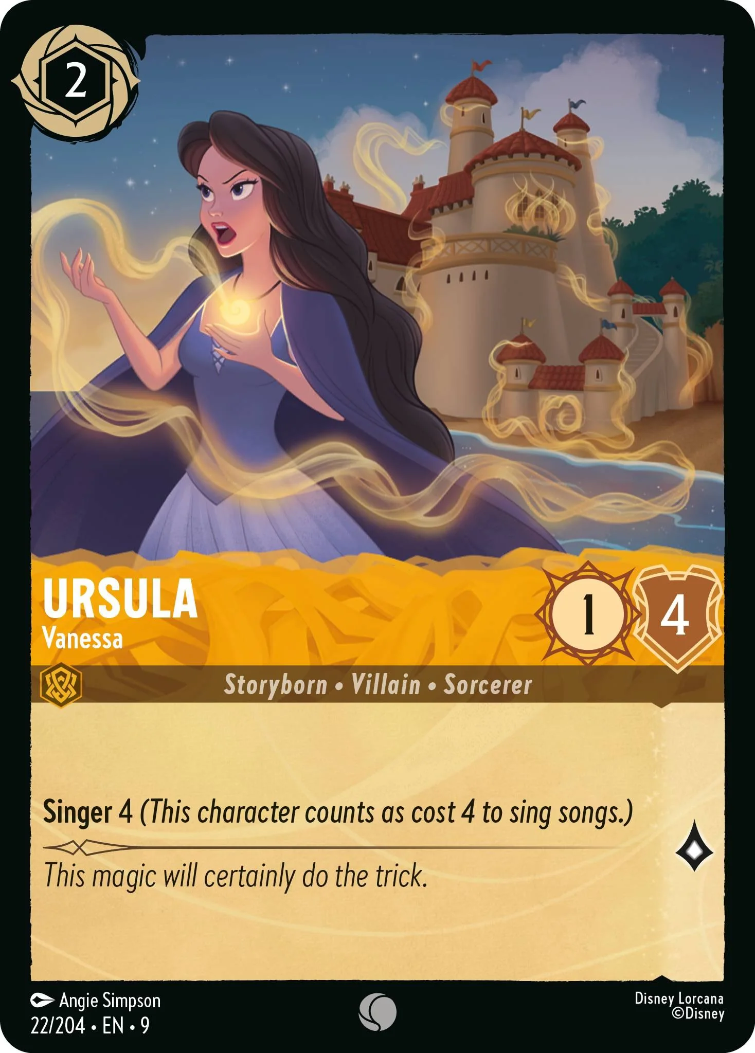 Ursula - Vanessa - 22/204 [Fabled] [Non-Foil]