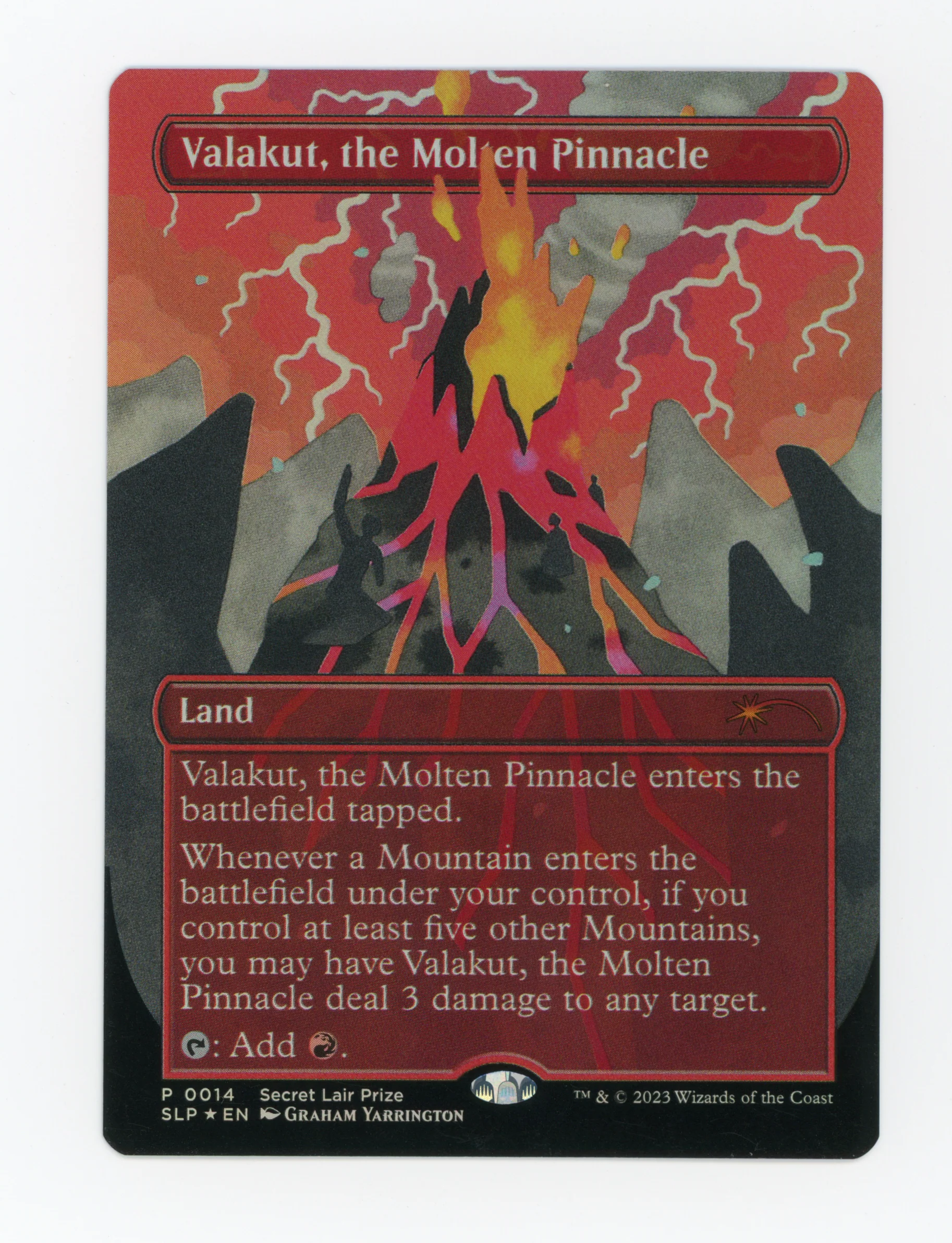 Valakut, the Molten Pinnacle — Borderless|Foil — ID 16469