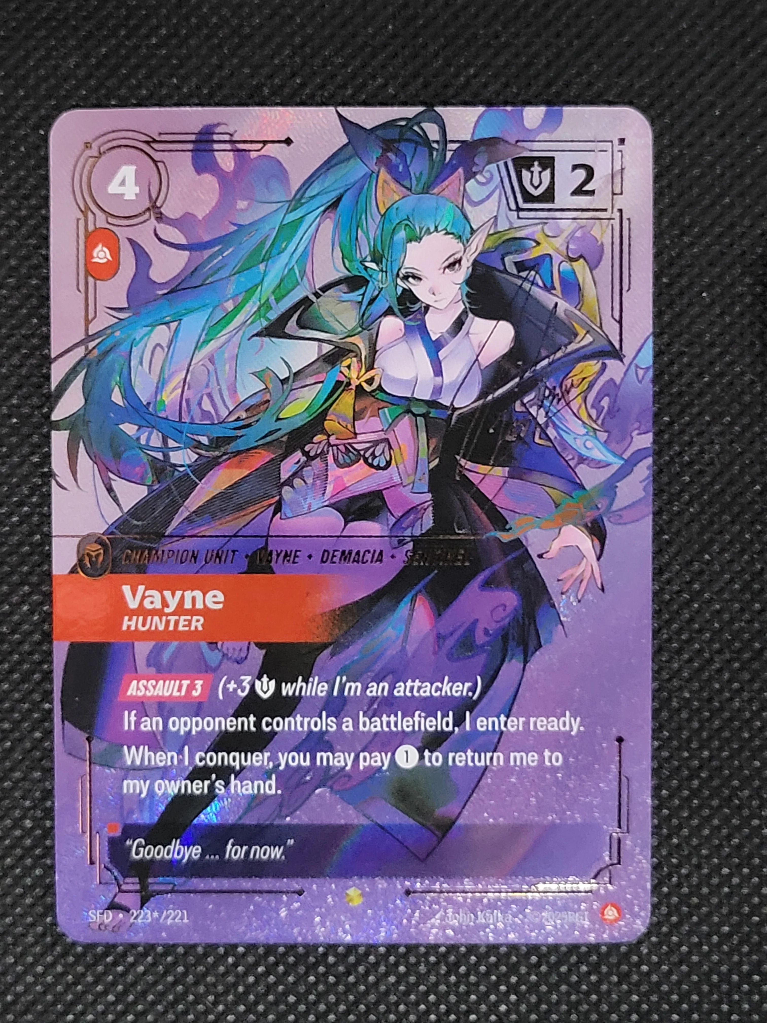 Vayne - Hunter — Signature|Foil — ID 17796 - Image 3
