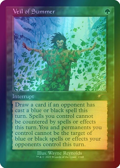 Veil of Summer [2348] [Retro Frame] [Back In My Day !] [Secret Lair Drop] [Foil]