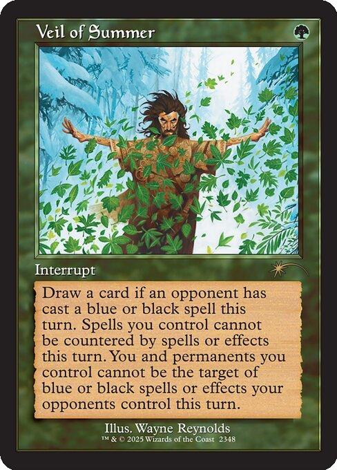 Veil of Summer [2348] [Retro Frame] [Back In My Day !] [Secret Lair Drop] [Non-Foil]