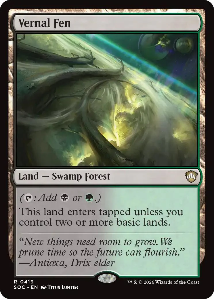 Vernal Fen [419] [Secrets of Strixhaven: Commander] [Non-Foil]