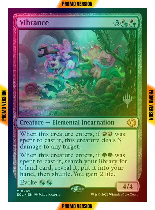 Vibrance [249p] [Promo Pack] [Lorwyn Eclipsed: Promos] [Foil]