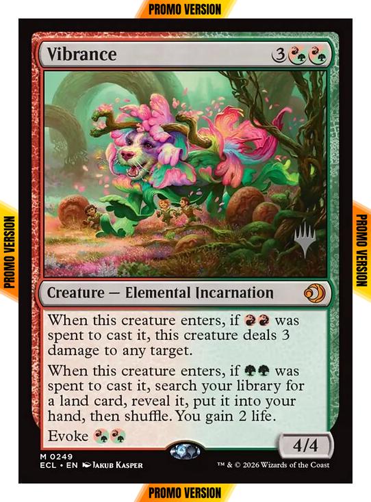 Vibrance [249p] [Promo Pack] [Lorwyn Eclipsed: Promos] [Non-Foil]