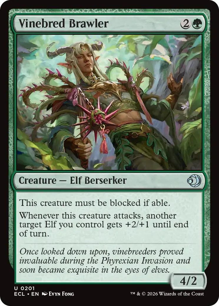 Vinebred Brawler [201] [Lorwyn Eclipsed] [Non-Foil]