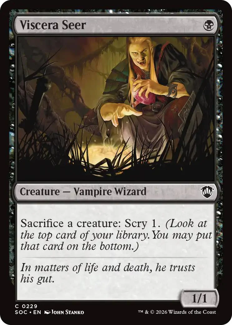 Viscera Seer [229] [Secrets of Strixhaven: Commander] [Non-Foil]