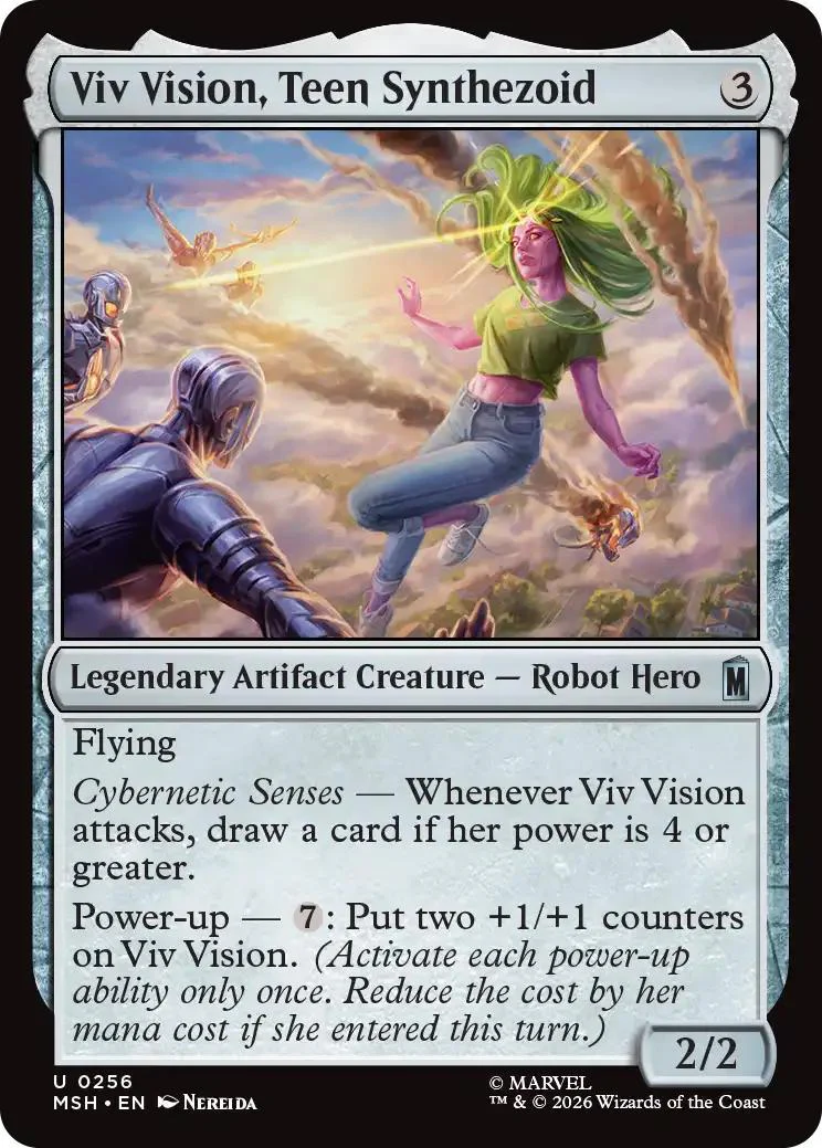 Viv Vision, Teen Synthezoid [256] [Marvel Super Heroes] [Non-Foil]