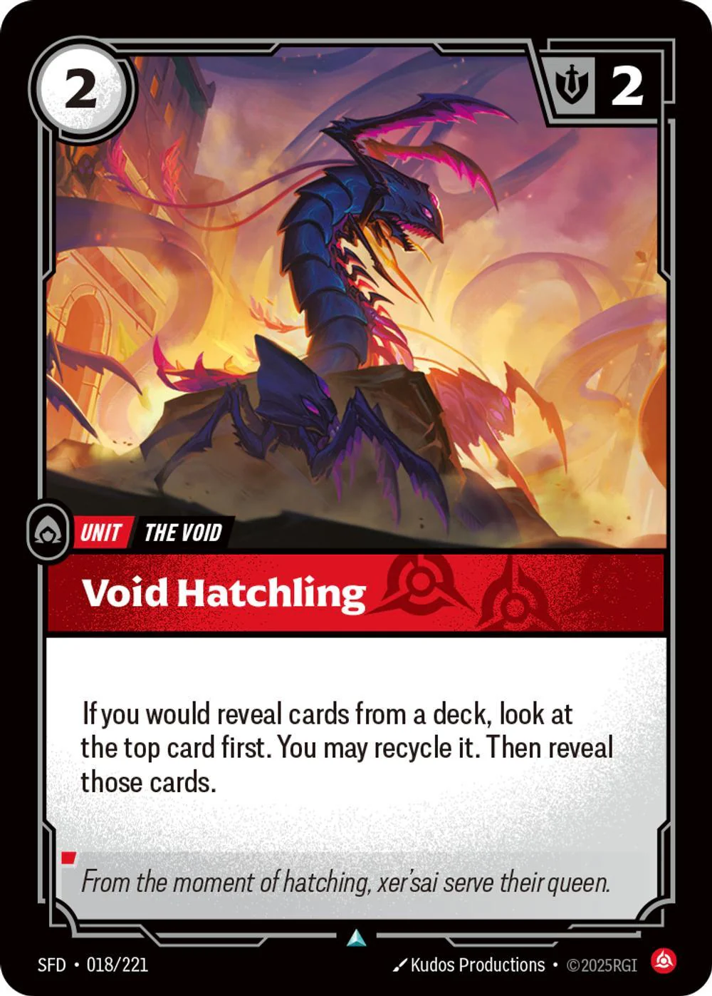 Void Hatchling - 018/221 [Spiritforged] [Non-Foil]
