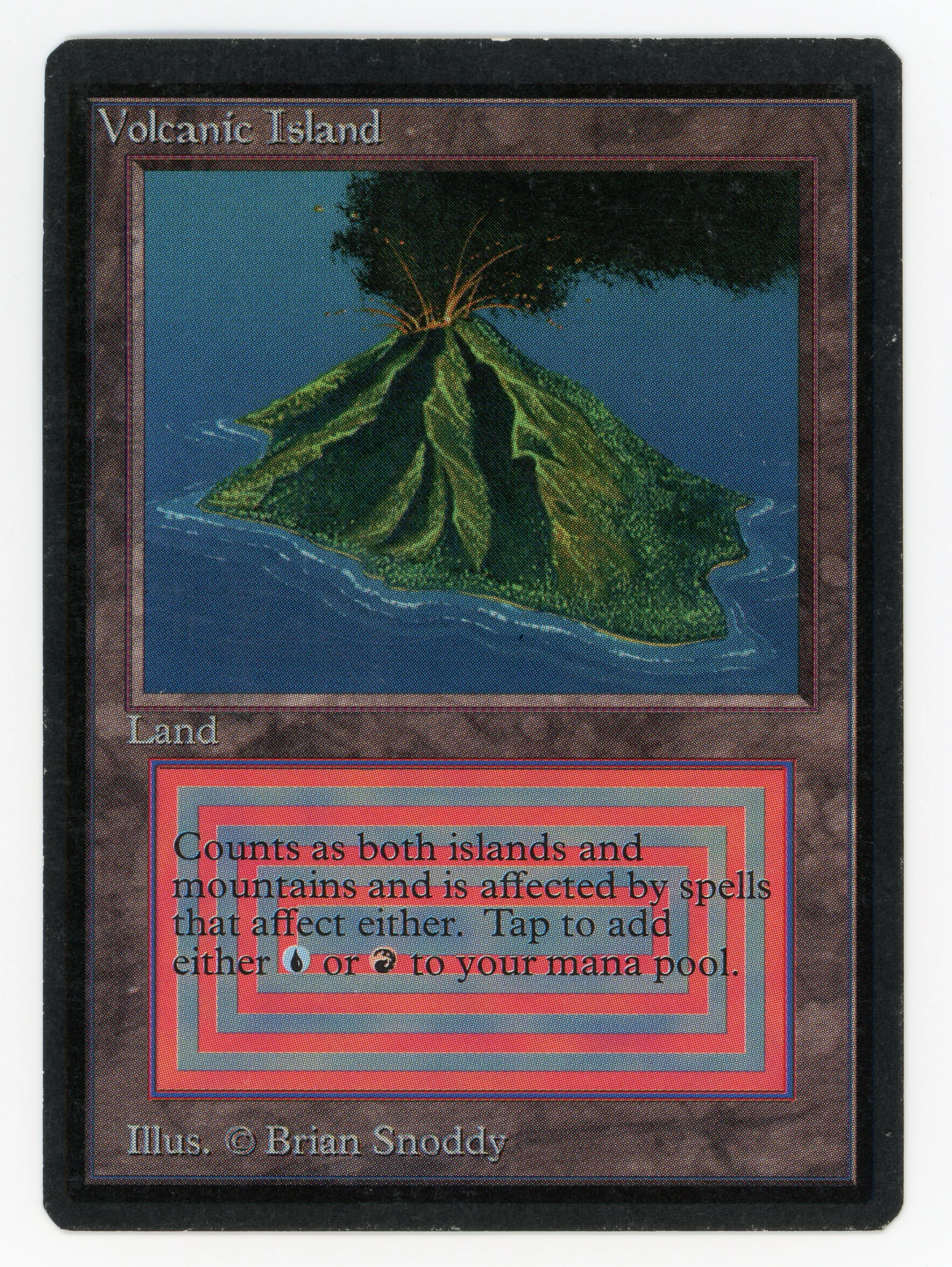 Volcanic Island — Damaged — Scan 16063