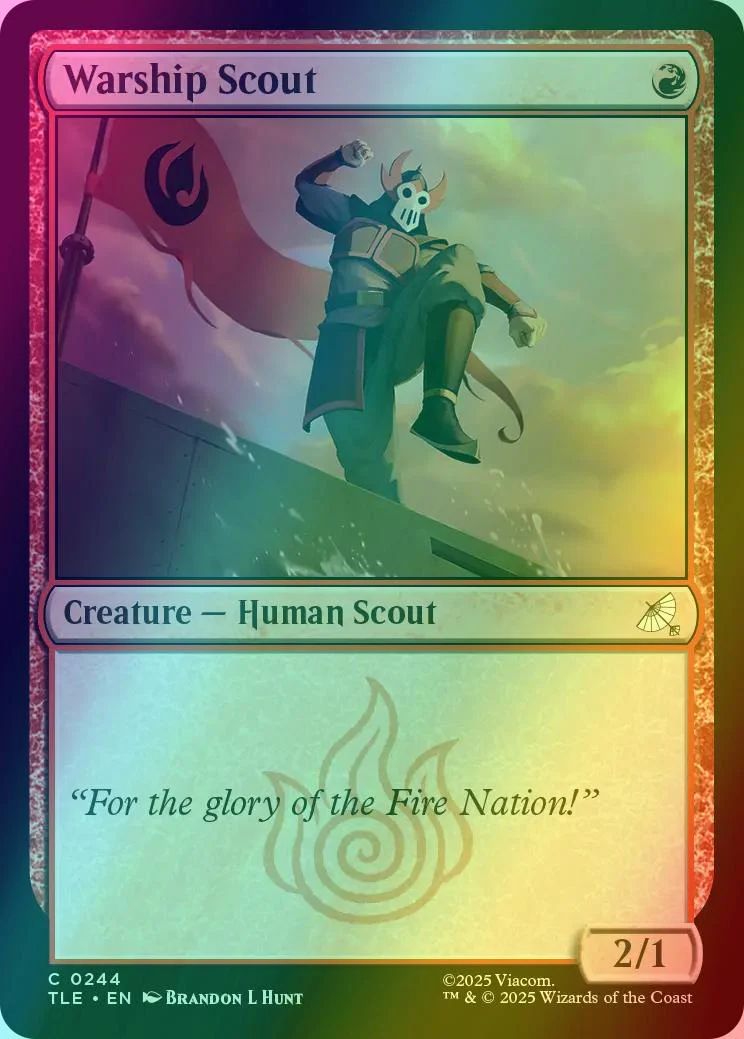Warship Scout [244] [Avatar: The Last Airbender Eternal] [Foil]