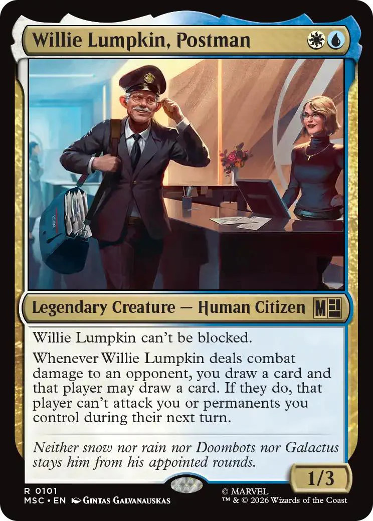 Willie Lumpkin, Postman [101] [Marvel Super Heroes: Commander] [Non-Foil]