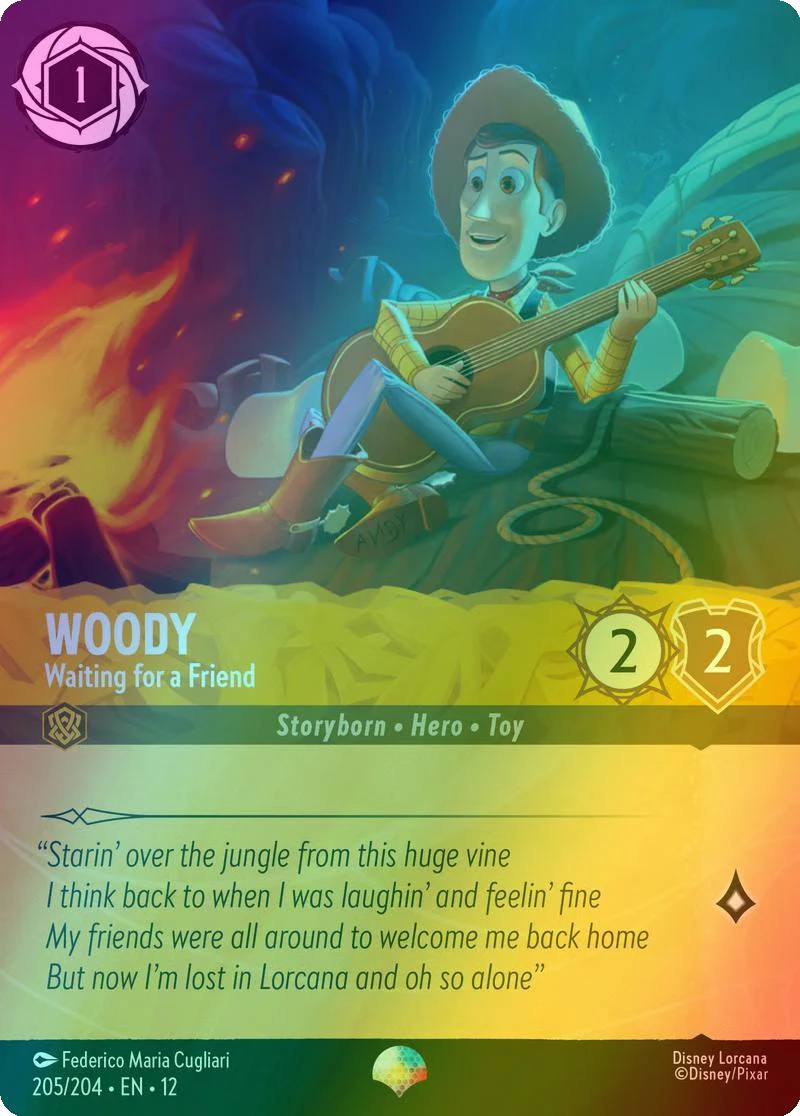 Woody - Waiting for a Friend (Epic) - 205/204 [Wilds Unknown] [Holofoil]