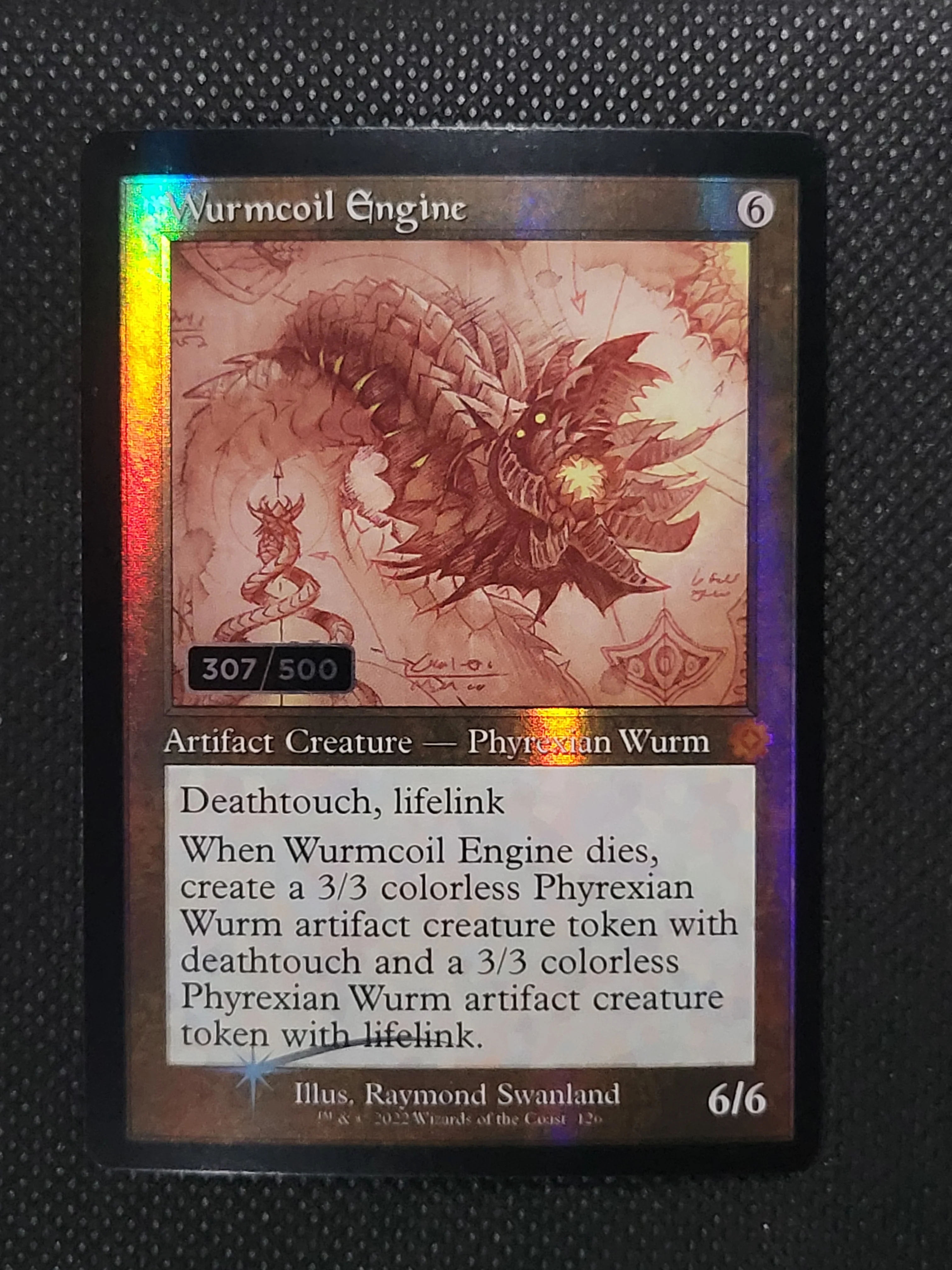Wurmcoil Engine — Serial Numbered|307/500|Retro Frame|Schematic|Foil — ID 17326 - Image 3