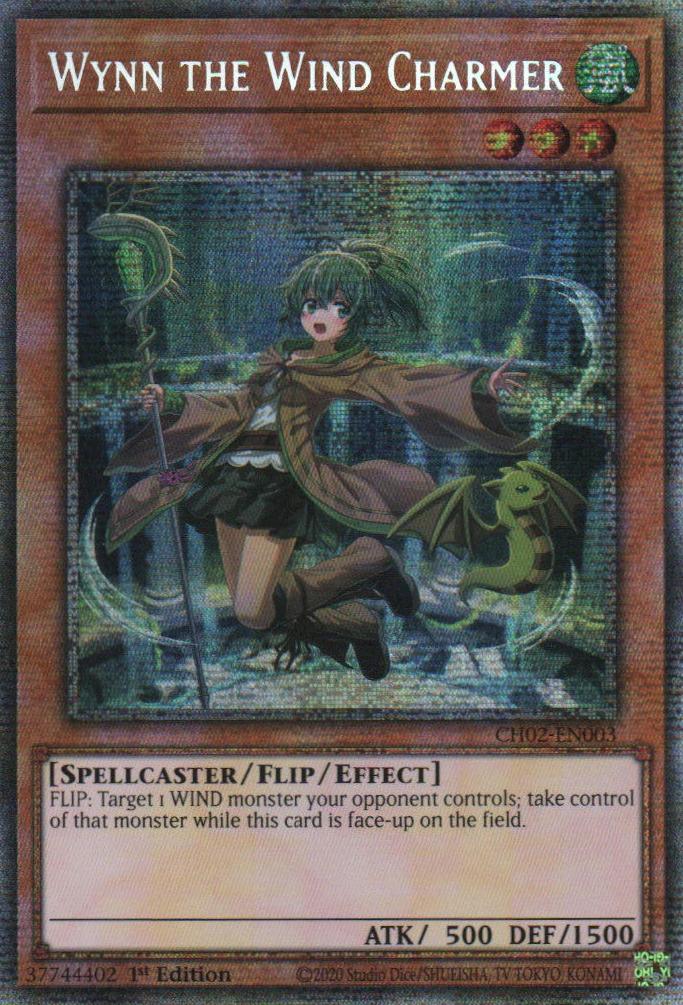 Wynn the Wind Charmer - CH02-EN003 - Starlight Rare - 1st Edition