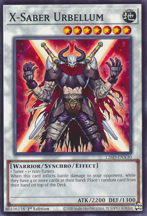 X-Saber Urbellum - L26D-ENX30 - Common - 1st Edition