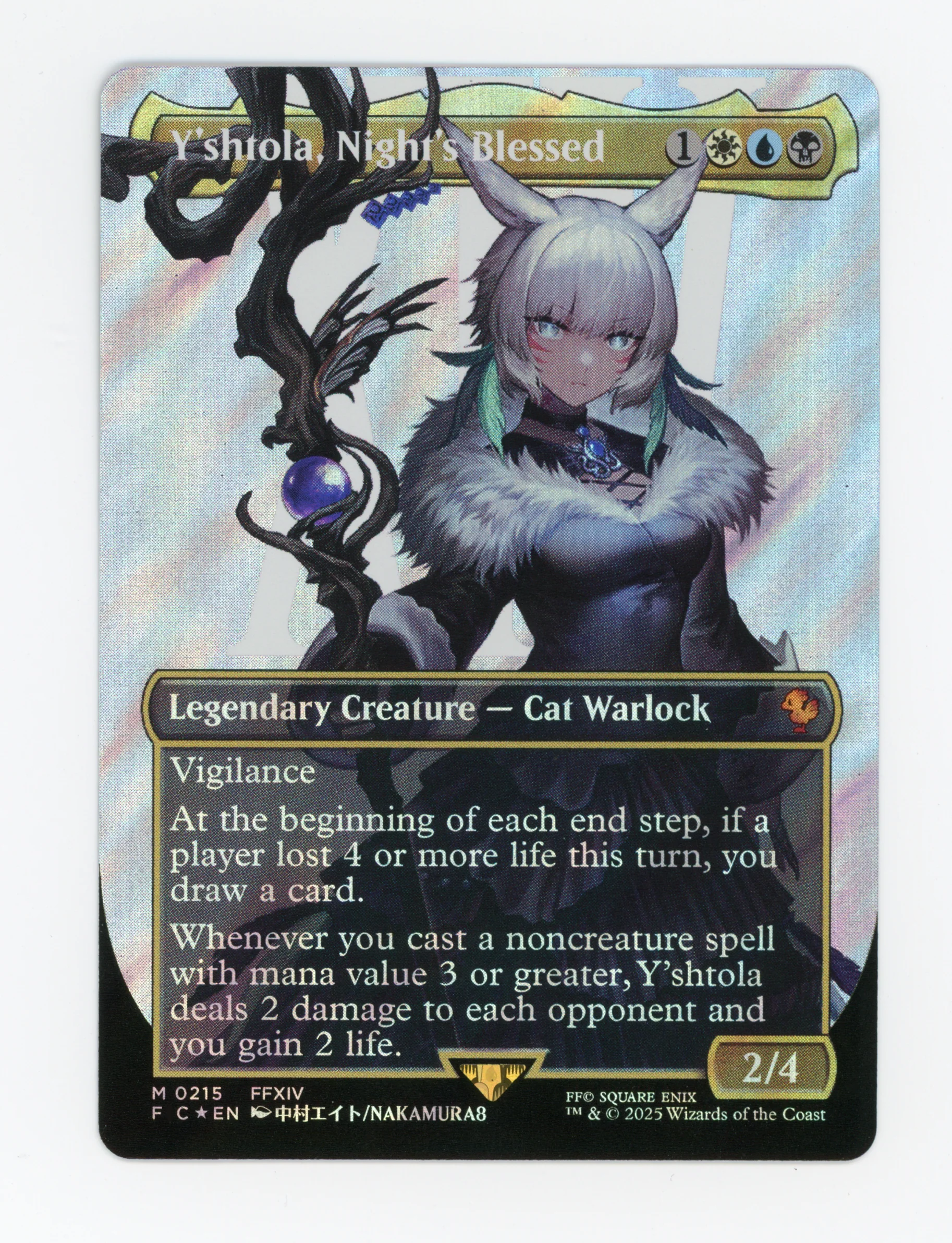 Y'shtola, Night's Blessed — Borderless|Character|Surge Foil — ID 16816
